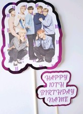 BTS Cake topper x1