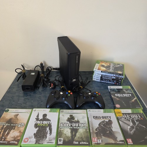 Xbox 360 250gb black console - xbox,