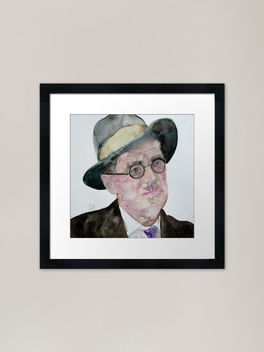James joyce watercolor - joyce,