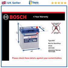 Car Battery S4018 Bosch 054