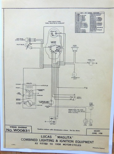 Original lucas motor cycle - original,