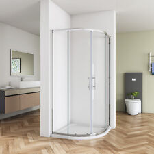 Quadrant Shower Enclosure  Walk In Corner Cubicle Glass Screen Door and Tray
