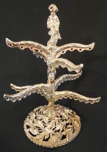 Gold tone earring - gold, holder