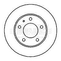 Borg & Beck Brake Disc (Pair)