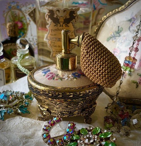 Vintage petit point perfume - vintage,