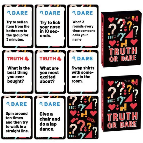 Truth dare game - game, cards