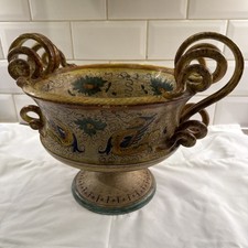 Italian Deruta Pottery urn