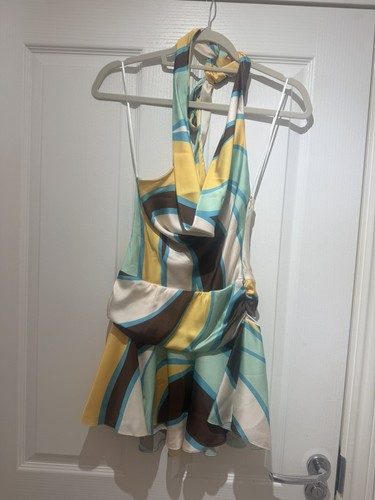 Zara printed halter - printed, mini