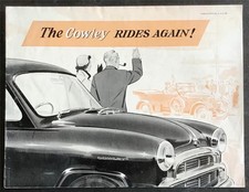 MORRIS COWLEY Car Sales Brochure AUG 1955 #H&E 557