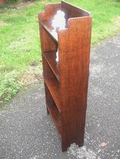 Antique oak bookcase, appealing grain, fast economy delivery