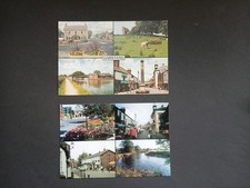 2x Multiview Colour Postcards of Garstang, Lancashire - Unused, Vgc