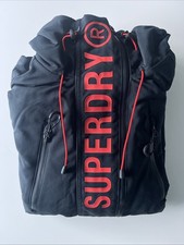 Superdry Men's Ultimate Windcheater Jacket Navy Blue, Large, Brand New With Tags