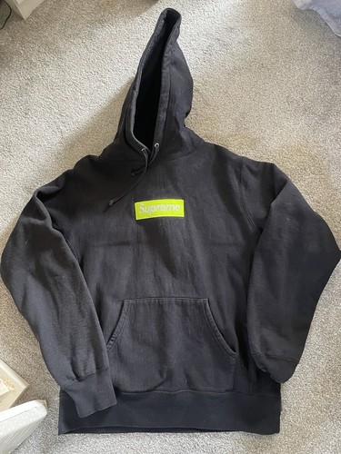 Supreme box logo hoodie black - box,