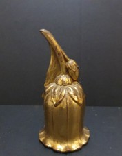 Vintage (Made In 1937) Brass Bell - Flower Design Table / Dinner / Service Bell