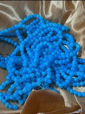 16 strands of Blue Sea Galaxy 8mm Beads