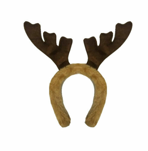 Small brown reindeer antlers - reindeer,