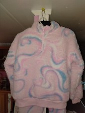 girls fleece pyjamas 