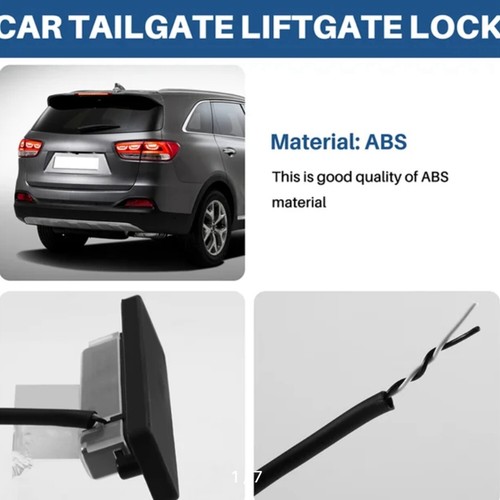 Car tailgate lock release - car,