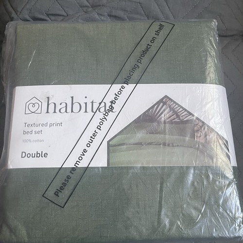 Habitat double textured print - habitat,