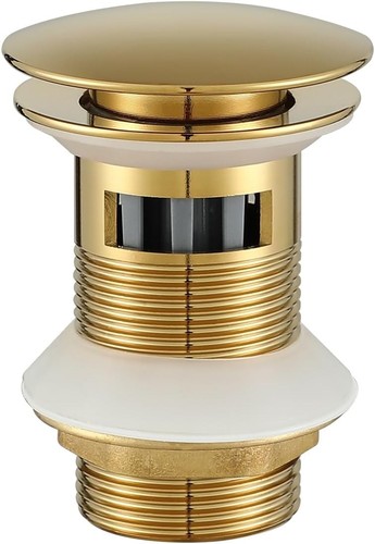 Brass pop sink plug - pop,
