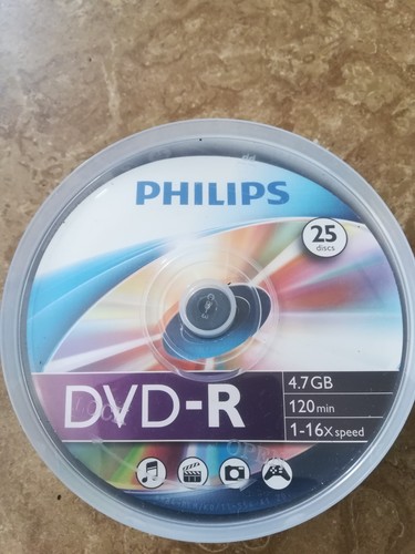 Philips dvd discs 7 gb - discs, 25