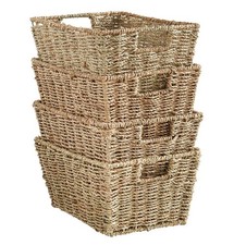 Seagrass storage baskets - seagrass,