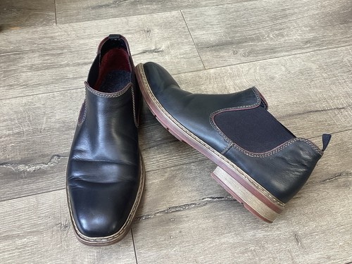 Mens rieker black leather - rieker,
