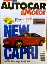 AUTOCAR MAGAZINE 22-JAN-92 -
