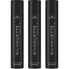 3 x 500ml Schwarzkopf Silhouette Super Hold Hairspray