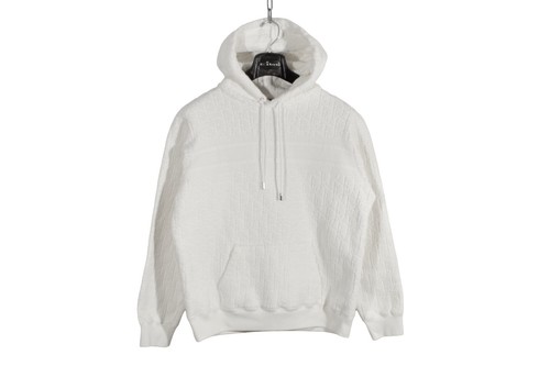 Dior hoodie mens - white, oblique