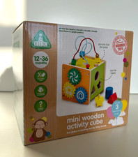 Mini Wooden Activity Cube