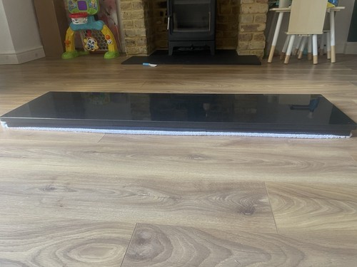 Black polished granite - polished,