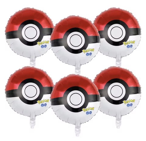 6pcs cartoon pikachu birthday - 6pcs,