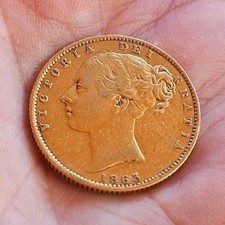 Gold 1863 Full Sovereign