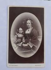 CDV OF LADY AND SMALL GIRL, BY