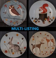 MAGPIE CERAMIC PLATE FOREST