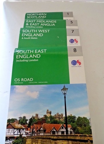 Ordnance survey road maps 1 - road,