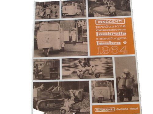 Lambretta scooter 1964 - lambretta, range