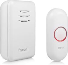 Byron DBY-22311 Wireless Portable Doorbell Set, 150 m Range, 16 Melodies , Whit