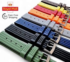 FKM Rubber Waffle Watch Strap