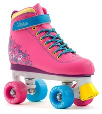 SFR Vision II Quad Roller Skates Girls Tropical - FREE SKATE TOOL!