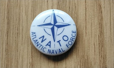 NATO Atlantic Naval Force 1" Button Badge