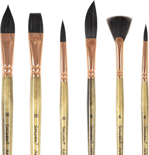 Sable watercolor brushes - brushes,