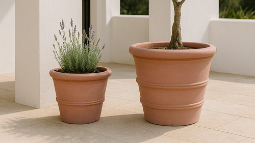 54cm terracotta effect lined - 54cm,