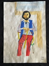 FRED YATES drawing and