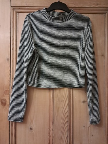 Divided cropped striped - divided, by