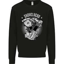 Shovelhead Motorcycle Engine Biker Mens Sweatshirt Jumper