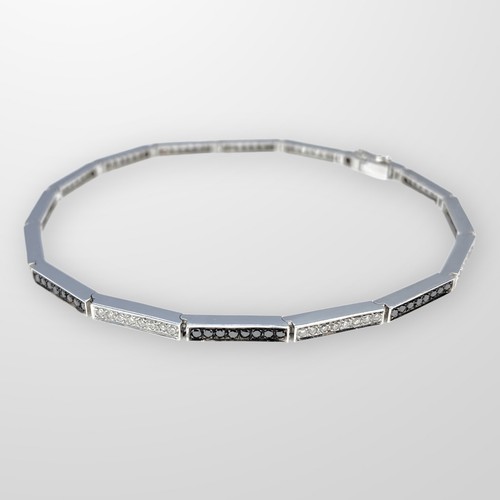 White gold bracelet diamond - bracelet,
