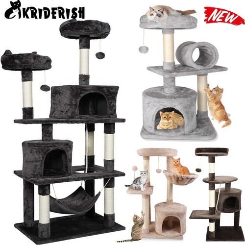 Multilevel cat tree - tree, scratching