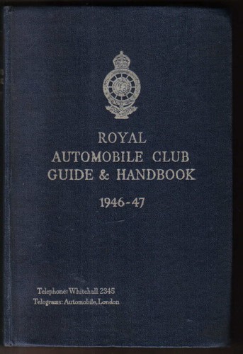 Rac book royal - royal, automobile